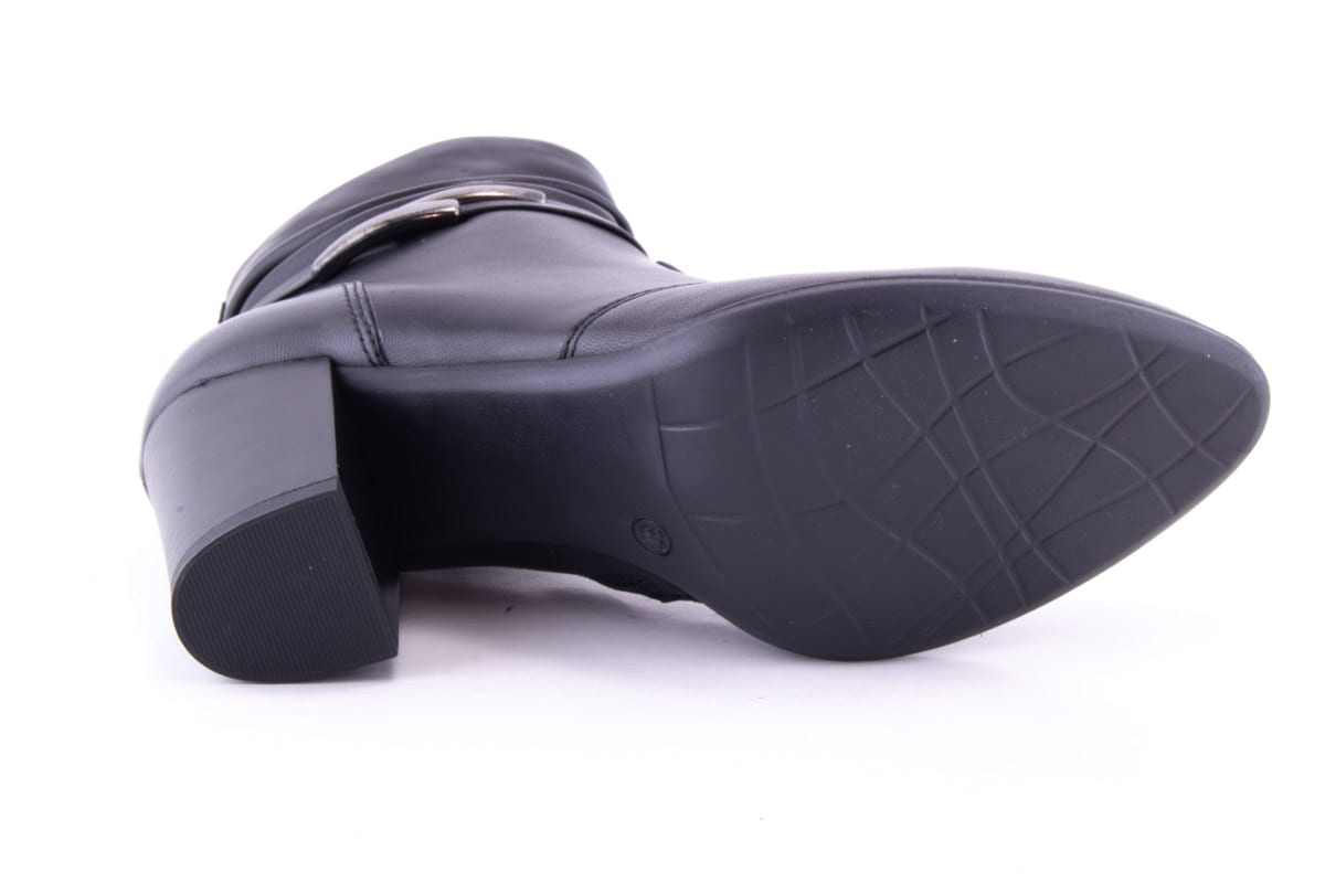 Ghete Dama Elen Bleck Piele Naturala Niko 5595 /N - amely.ro - amely.ro