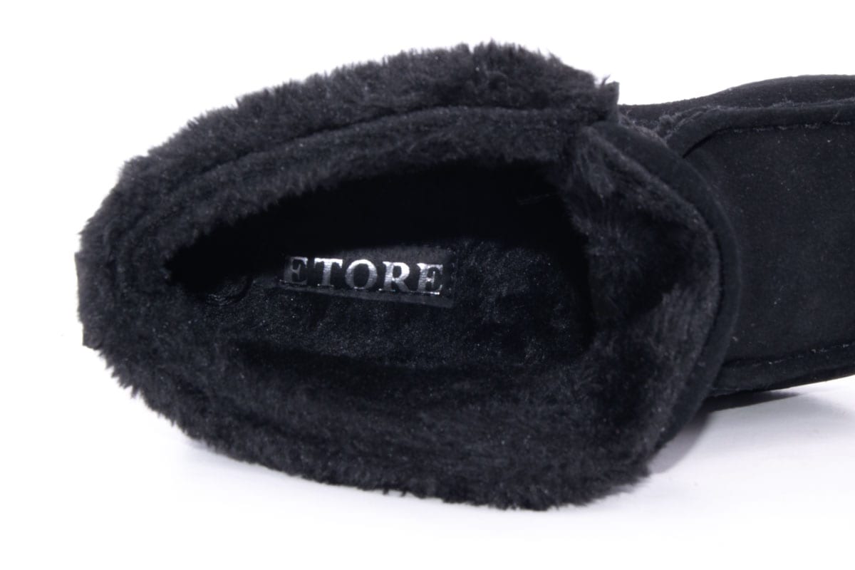 Ghete Dama Etore Piele Naturala Intoarsa Bell 5960 /Nv - amely.ro - amely.ro