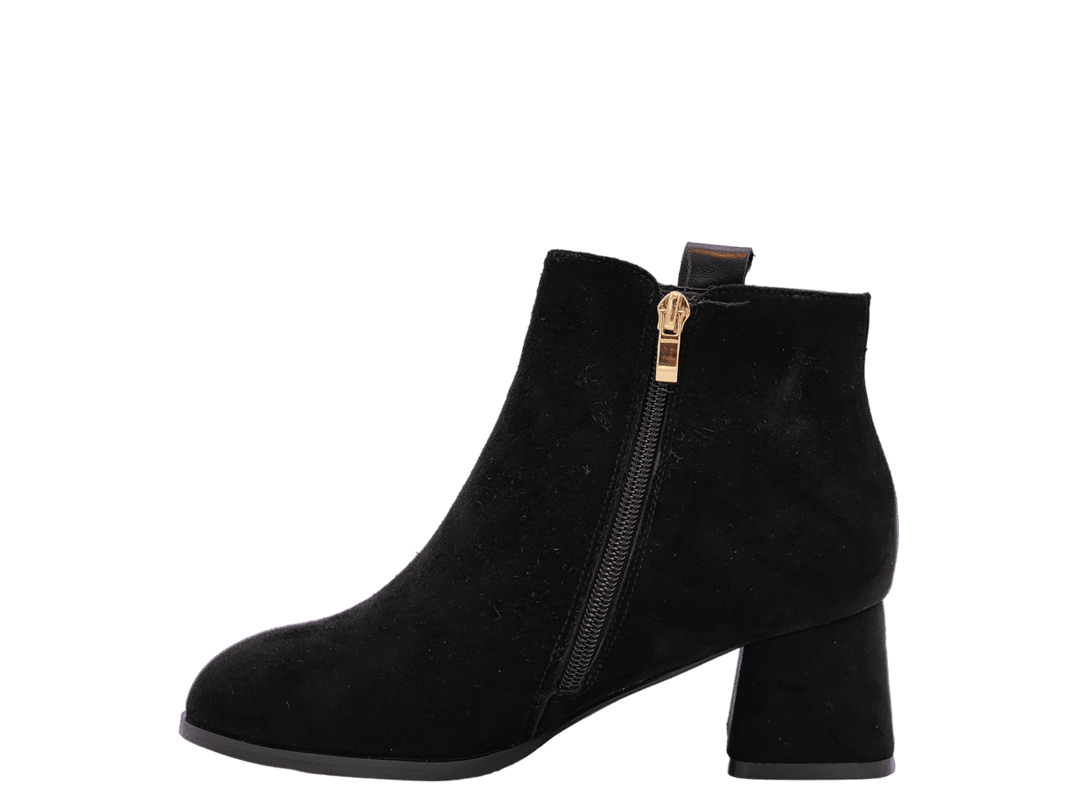 Ghete Dama Franky Piele Naturala Intoarsa Feni 5251 - Franky - amely.ro