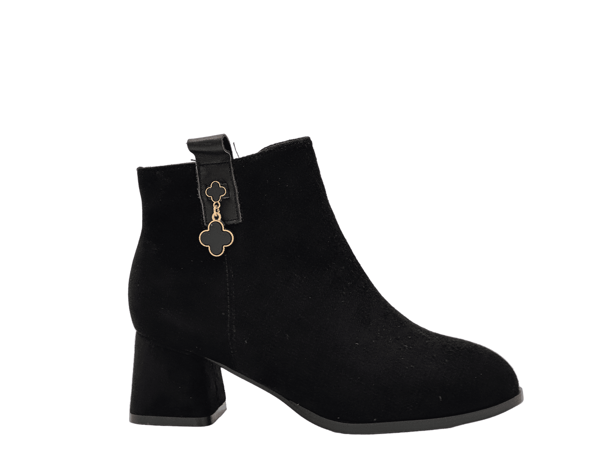 Ghete Dama Franky Piele Naturala Intoarsa Feni 5251 - Franky - amely.ro