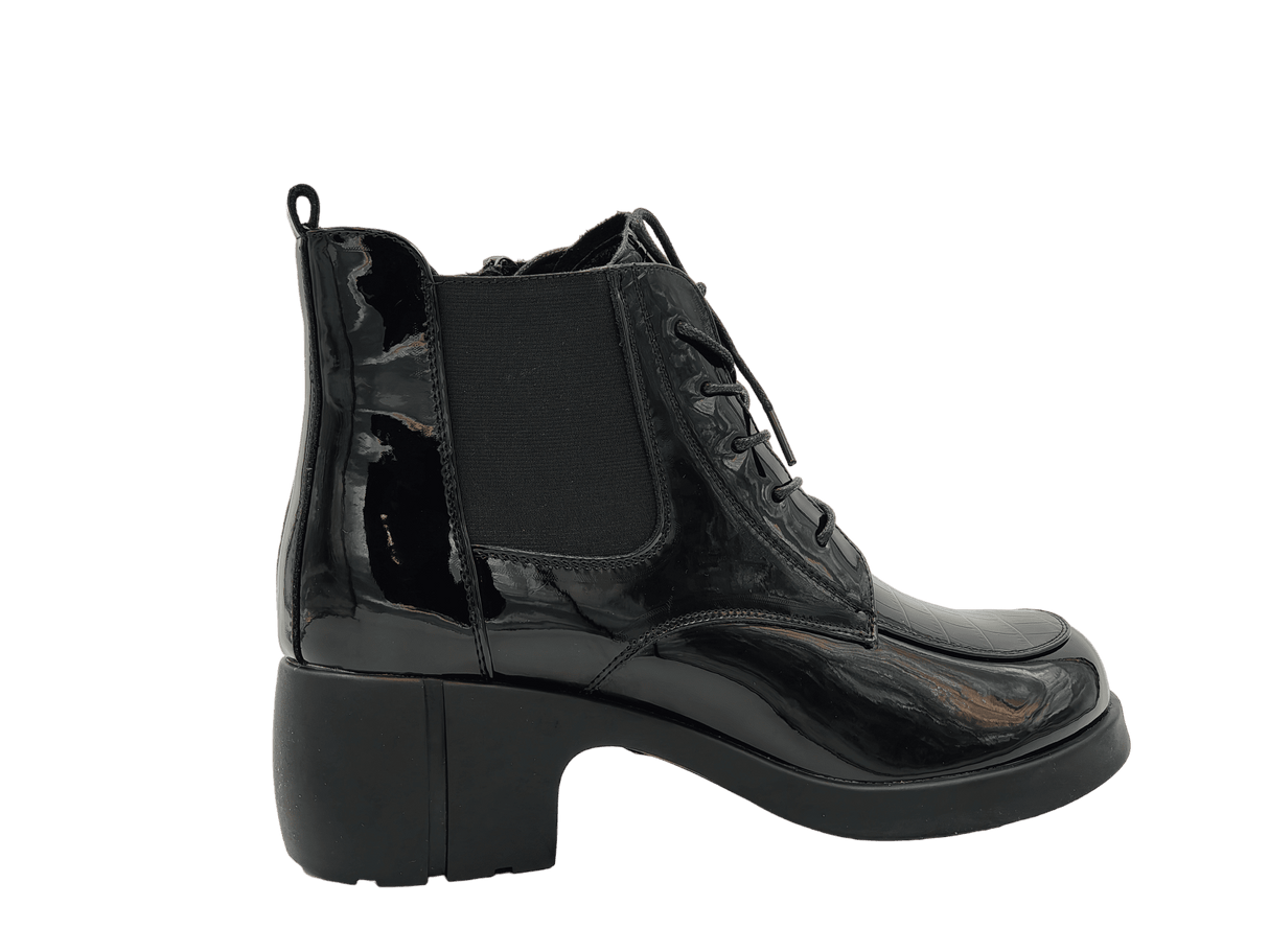 Ghete Dama Franky Piele Naturala Lacuita Feni 220750 - Franky - amely.ro