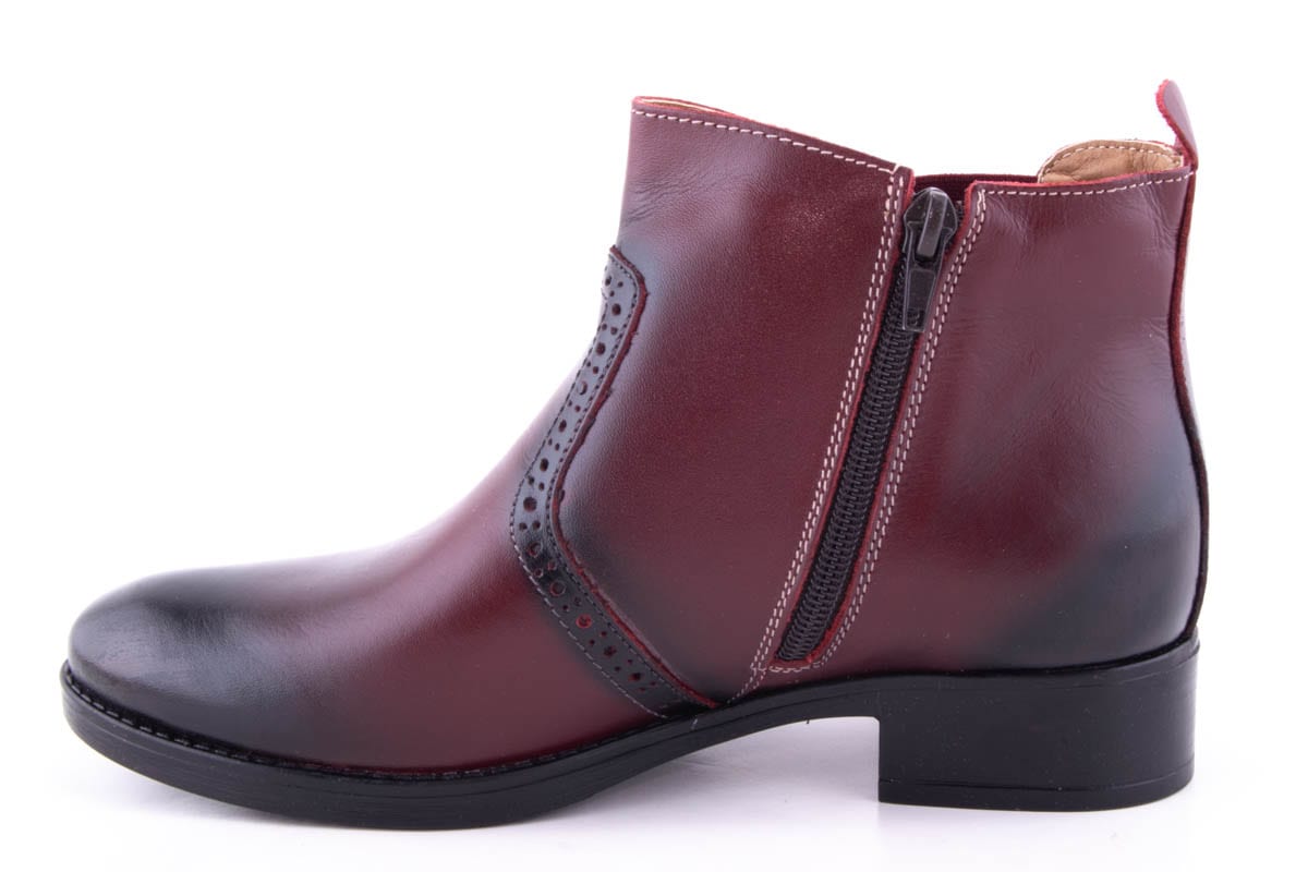 Ghete Dama Icosil Piele Naturala Icos 2048/Vis - amely.ro - amely.ro