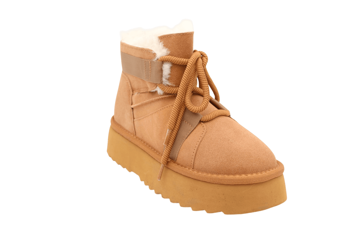 Ghete Dama Piele Naturala Caroli HONG WS-8 - Caroli - amely.ro