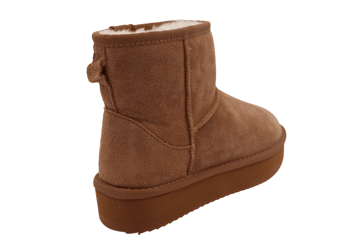 Ghete Dama Piele Naturala Clyo MARY J42194 - Mary - amely.ro