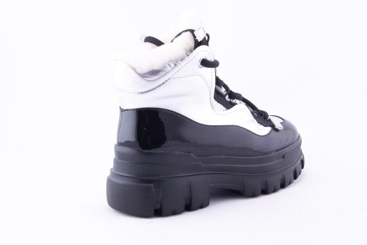 Ghete Dama Piele Naturala Lacuita Fabrizio Adamo Bell R600-1 /Nag - amely.ro - amely.ro