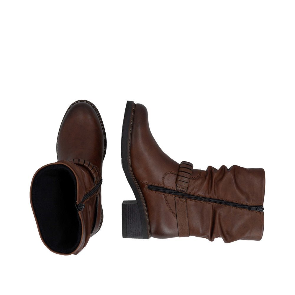 Ghete Dama Piele Naturala Remonte RIEK D1A81 - Remonte - amely.ro