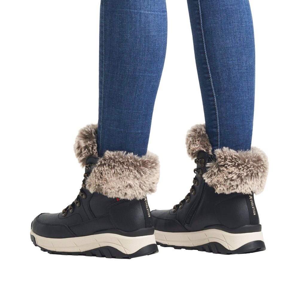 Ghete Dama Piele Naturala Rieker R RIEK W0063 - Rieker - amely.ro