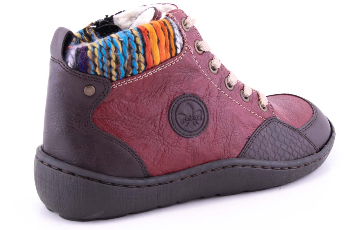 Ghete Dama Piele Naturala Rieker Riek 44442 /Rs - Rieker - amely.ro