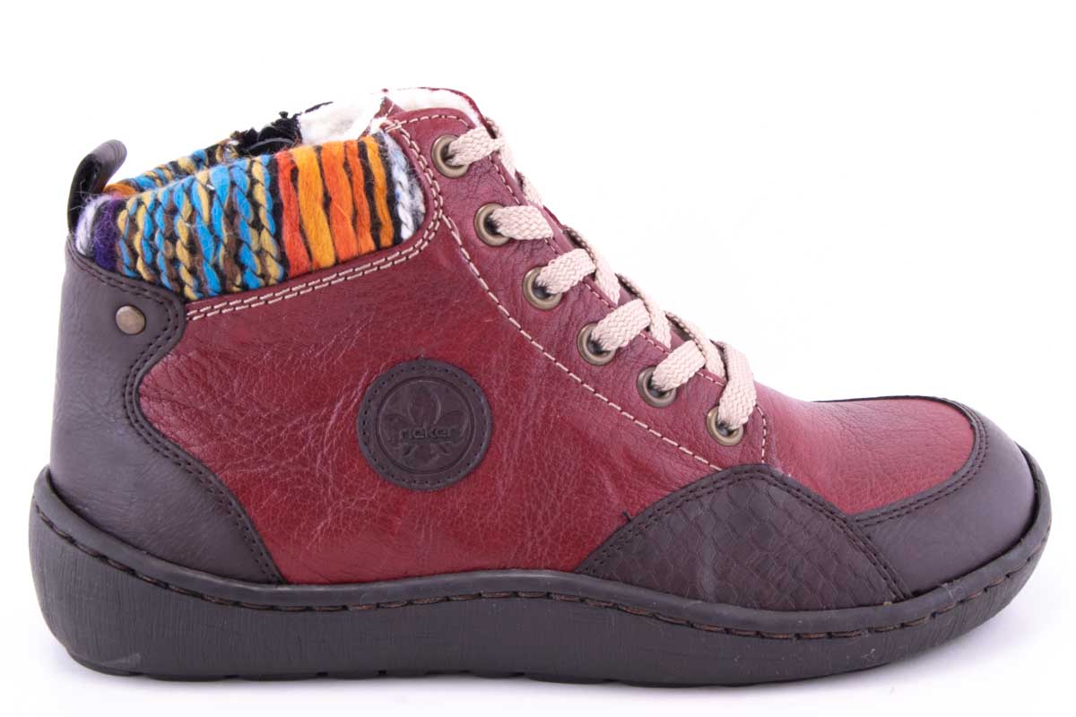 Ghete Dama Piele Naturala Rieker Riek 44442 /Rs - Rieker - amely.ro