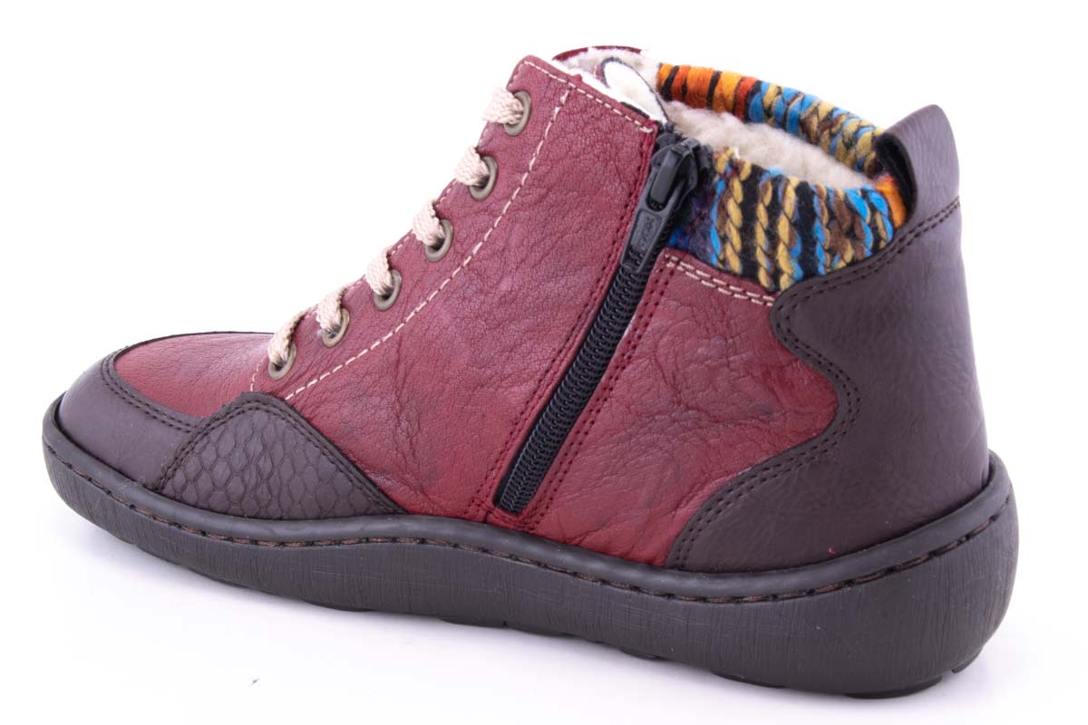 Ghete Dama Piele Naturala Rieker Riek 44442 /Rs - Rieker - amely.ro