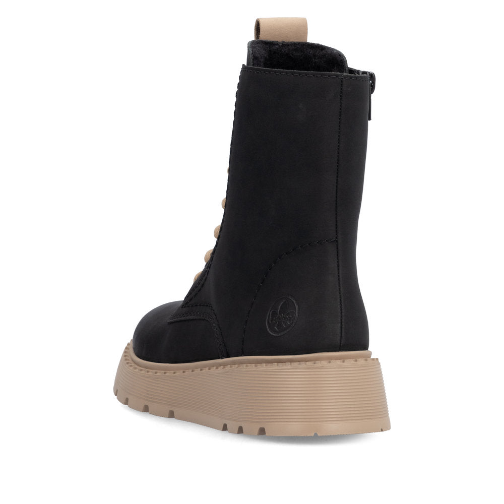 Ghete Dama Piele Naturala Rieker RIEK 70404 - Rieker - amely.ro