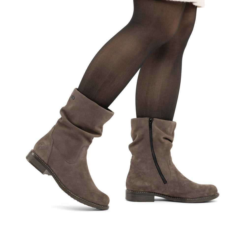 Ghete Dama Piele Naturala Rieker RIEK 74874 - Rieker - amely.ro
