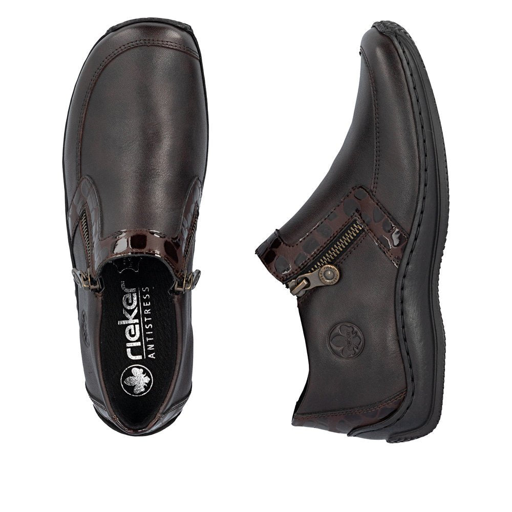 Ghete Dama Piele Naturala Rieker RIEK L1773 - Rieker - amely.ro
