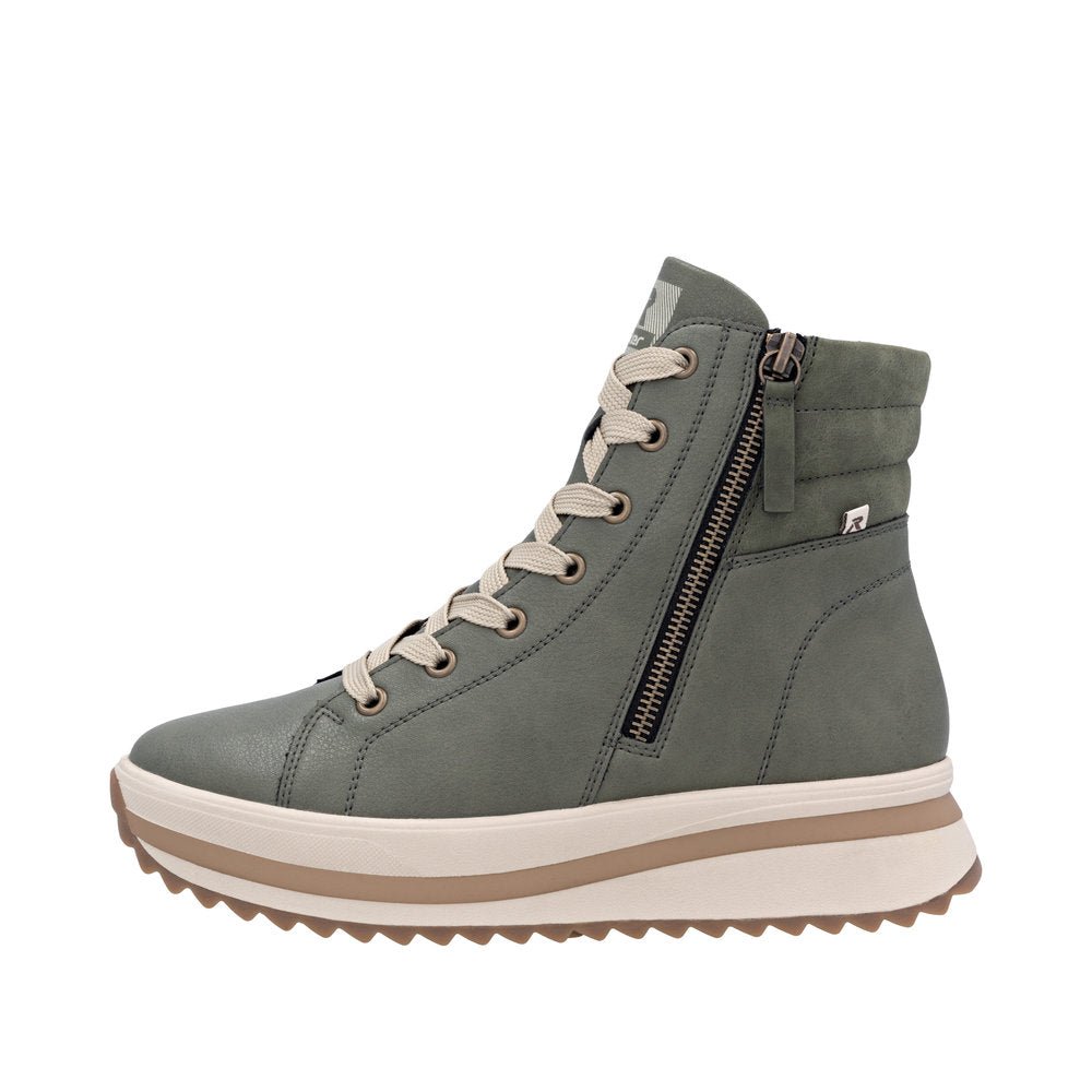 Ghete Dama Piele Naturala Rieker RIEK W3870 - Rieker - amely.ro