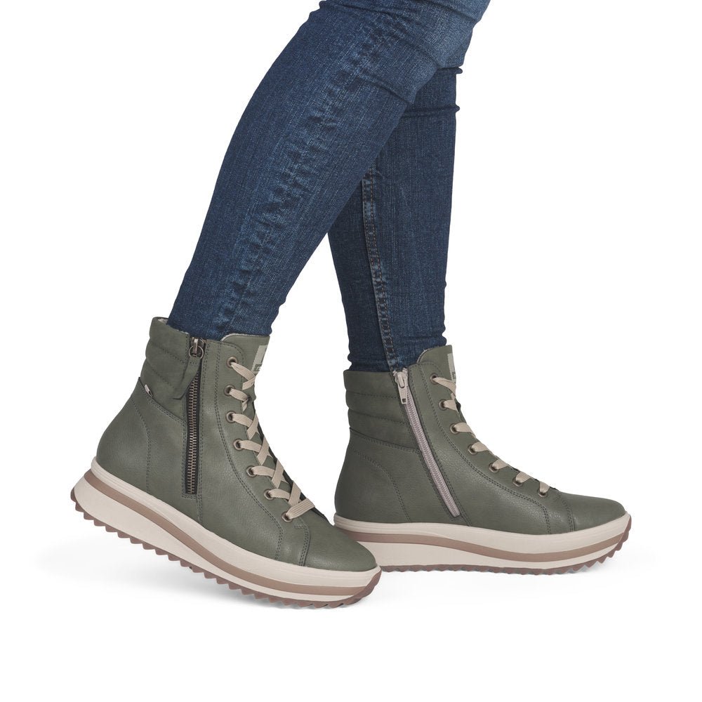 Ghete Dama Piele Naturala Rieker RIEK W3870 - Rieker - amely.ro