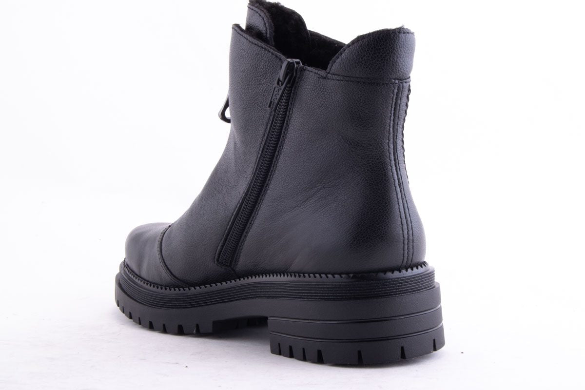 Ghete Dama Piele Naturala Rieker Riek Y3161 /N - Rieker - amely.ro