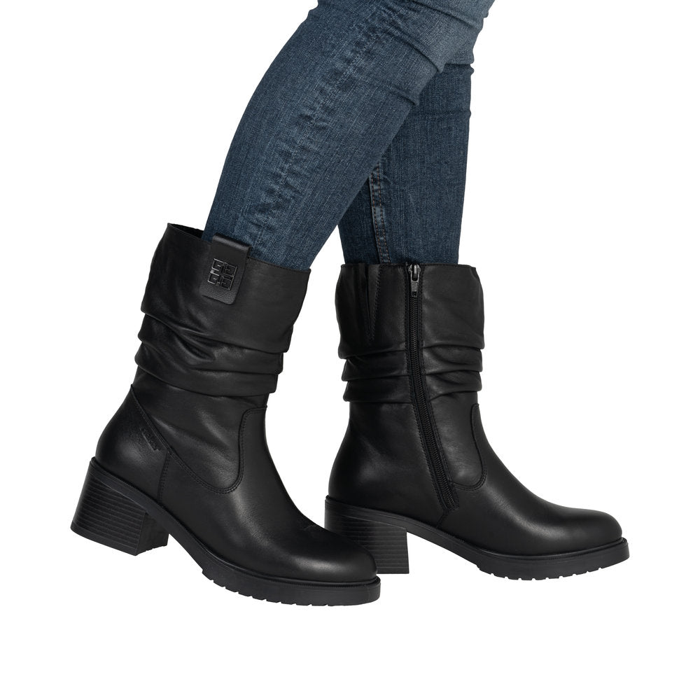 Ghete Dama Piele Naturala Rieker RIEK Y5257 - Rieker - amely.ro