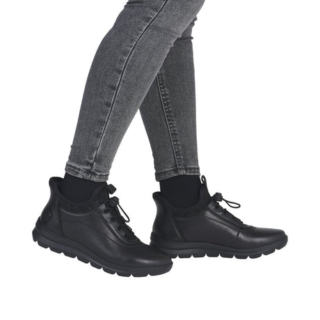 Ghete Dama Piele Naturala Rieker RIEK Z0057 - Rieker - amely.ro