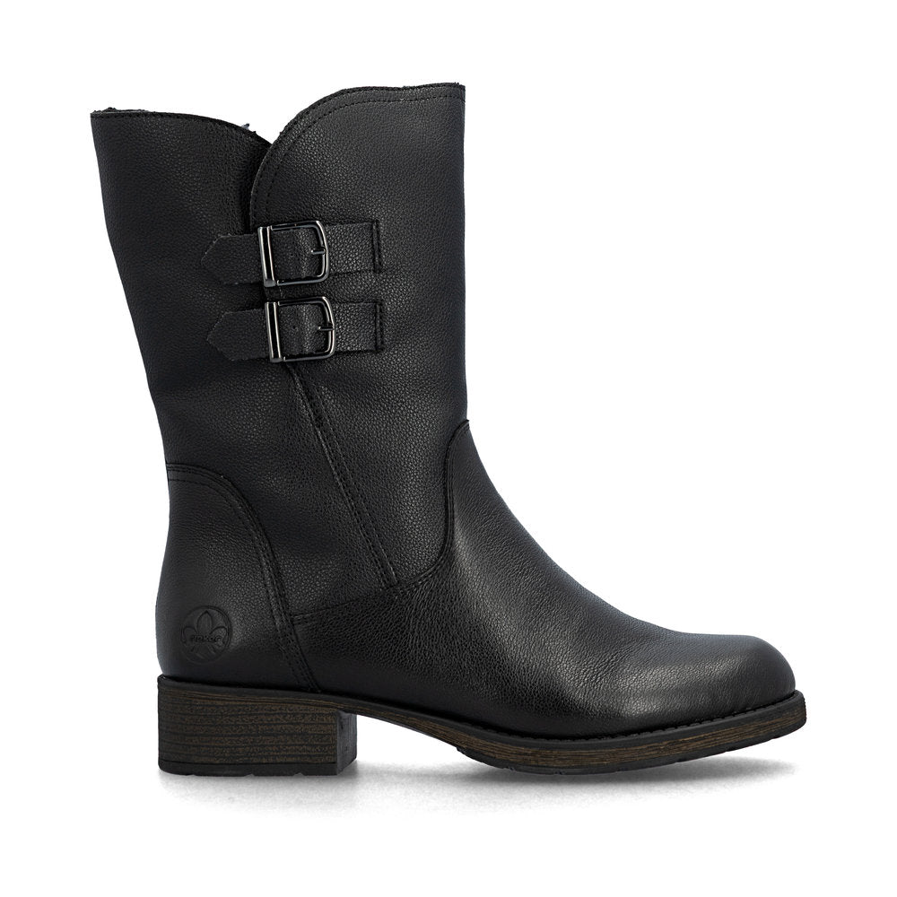 Ghete Dama Piele Naturala Rieker RIEK Z9571 - Rieker - amely.ro