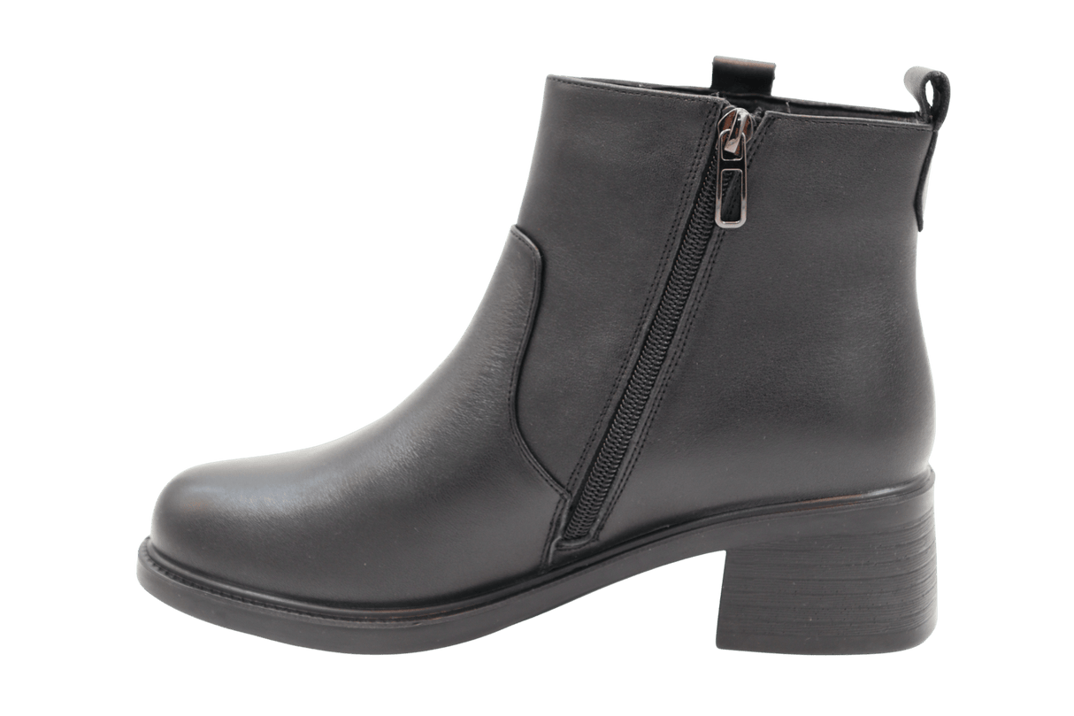 Ghete Dama Piele Naturala Stephano FENI 4915503 - Stephano - amely.ro