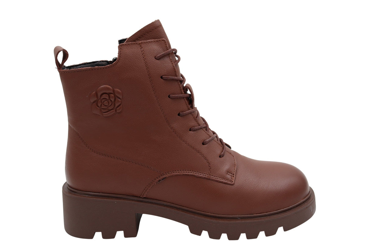 Ghete Dama Piele Naturala Stephano FENI 5780 - Stephano - amely.ro