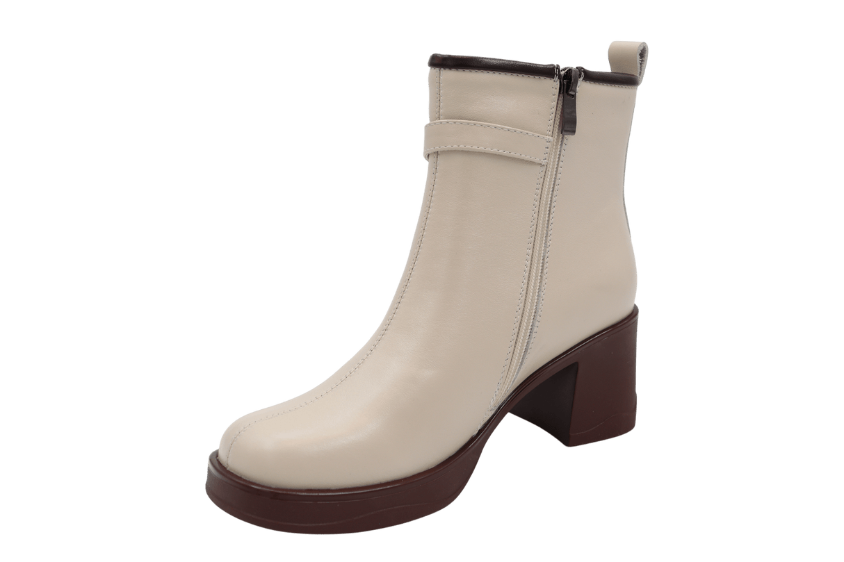 Ghete Dama Piele Naturala Stephano FENI 8002 - Stephano - amely.ro