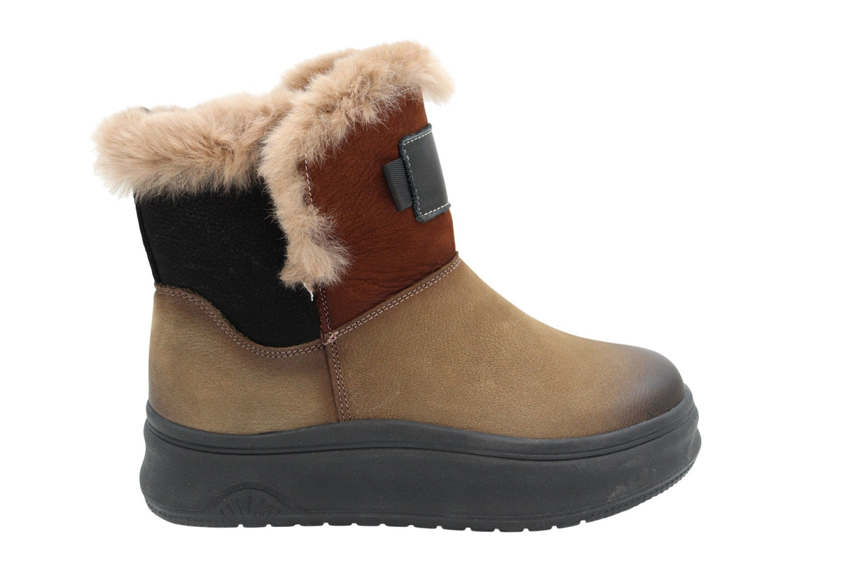 Ghete Dama Piele Naturala Stephano FENI 9981YM - Stephano - amely.ro