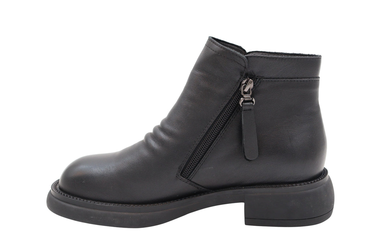 Ghete Dama Piele Naturala Stephano FENI 9A819 - Stephano - amely.ro