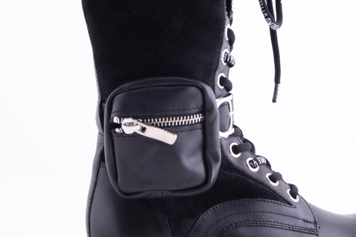 Ghete Dama Raimondo Piele Naturala Leof 340 /Negru - Raimondo - amely.ro