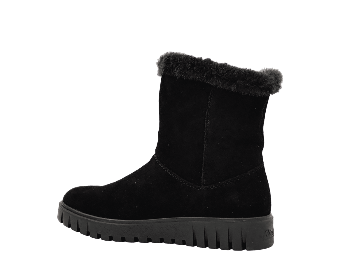 Ghete Dama Rieker Piele Naturala Intoarsa Riek Y3470 - Rieker - amely.ro