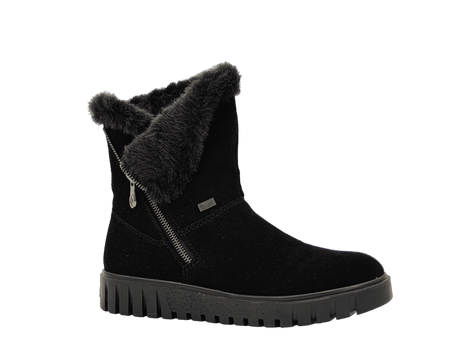 Ghete Dama Rieker Piele Naturala Intoarsa Riek Y3470 - Rieker - amely.ro