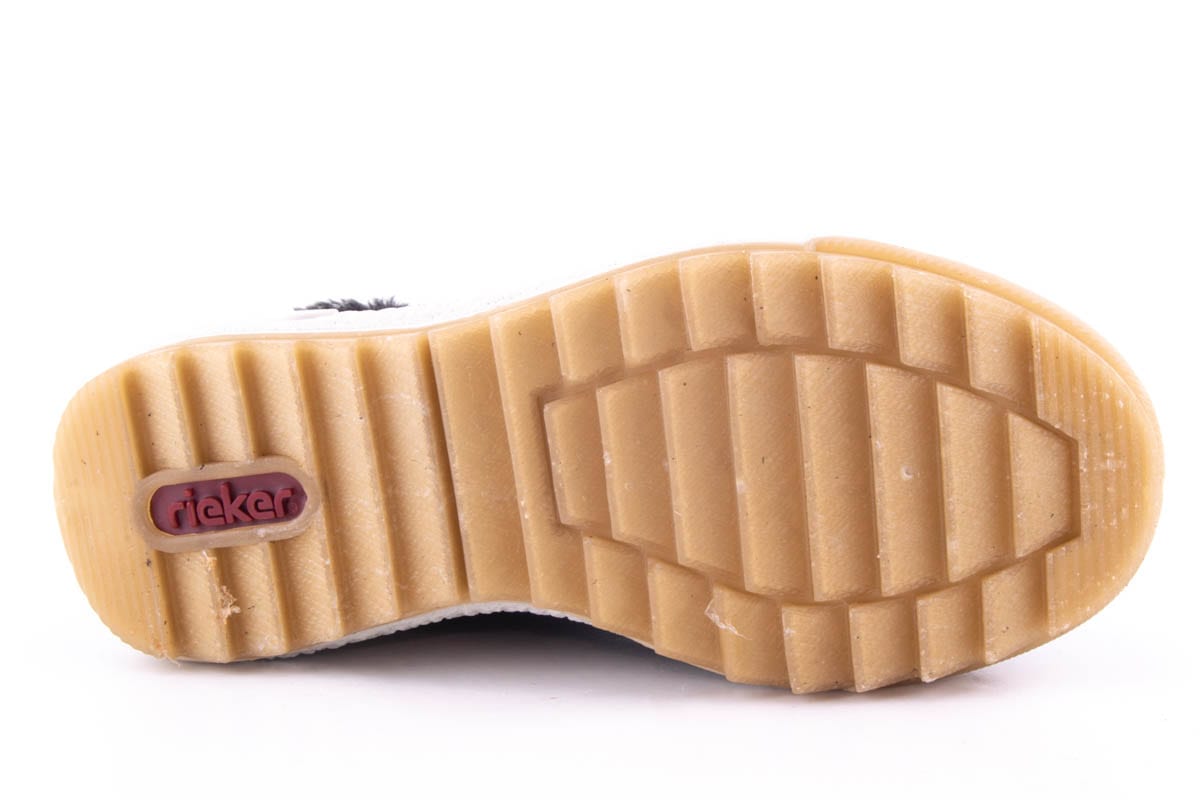 Ghete Dama Rieker Piele Naturala Intoarsa Riek Y4733 /Nv - Rieker - amely.ro
