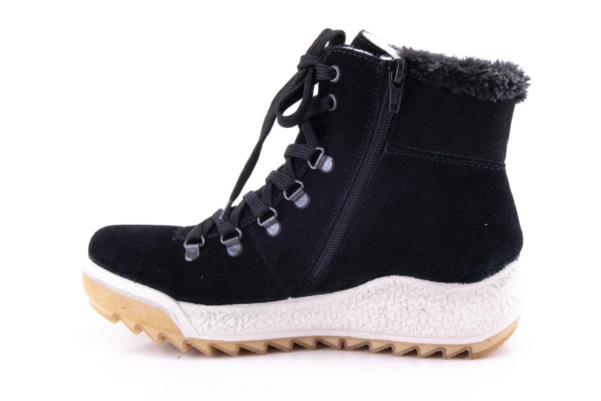 Ghete Dama Rieker Piele Naturala Intoarsa Riek Y4733 /Nv - Rieker - amely.ro