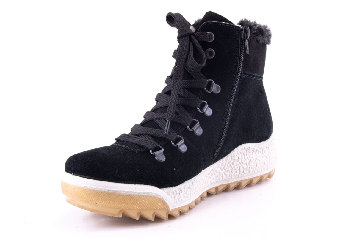 Ghete Dama Rieker Piele Naturala Intoarsa Riek Y4733 /Nv - Rieker - amely.ro