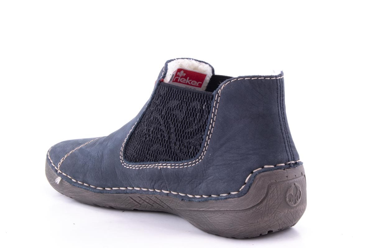 Ghete Dama Rieker Piele Naturala Nabuk Riek 52590 /Abs - Rieker - amely.ro