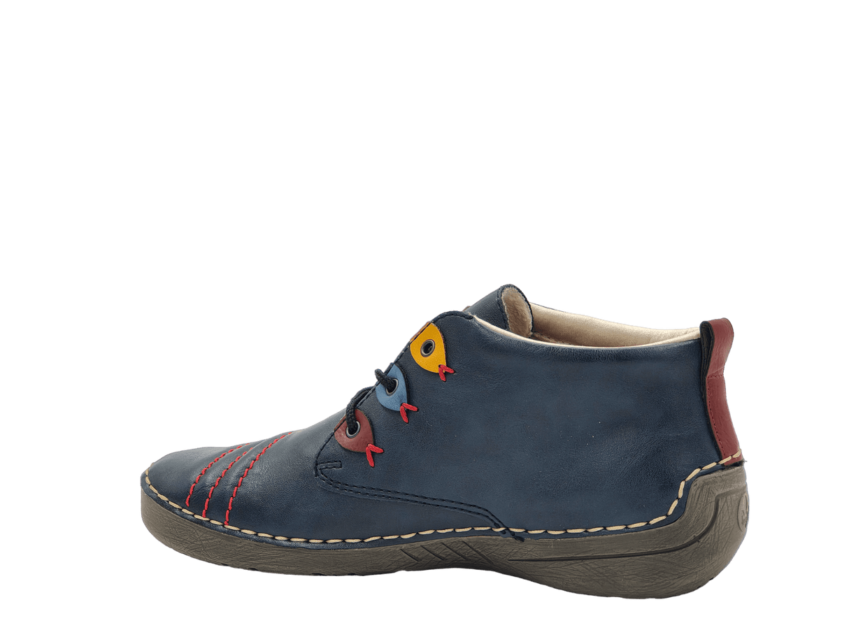 Ghete Dama Rieker Piele Naturala Riek 52509 - Rieker - amely.ro