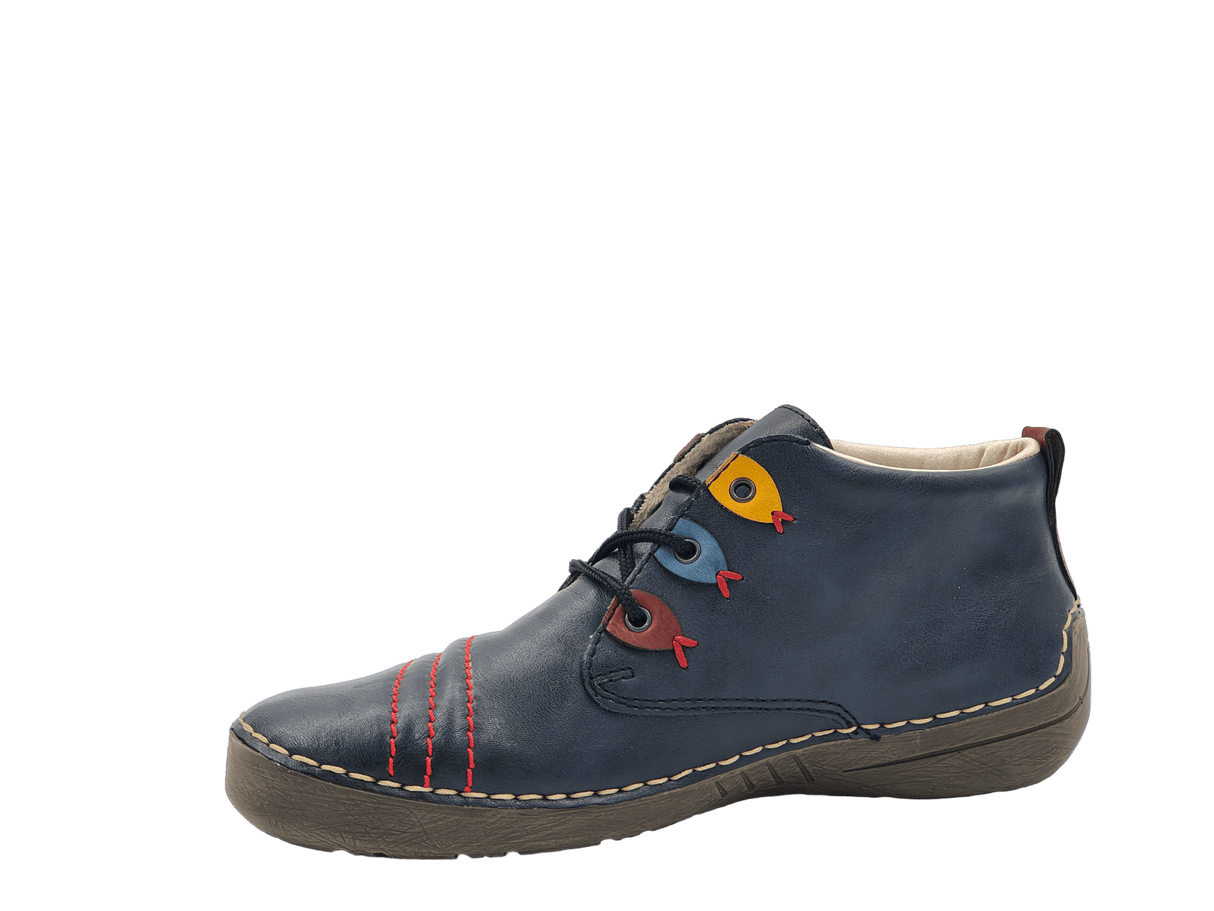 Ghete Dama Rieker Piele Naturala Riek 52509 - Rieker - amely.ro