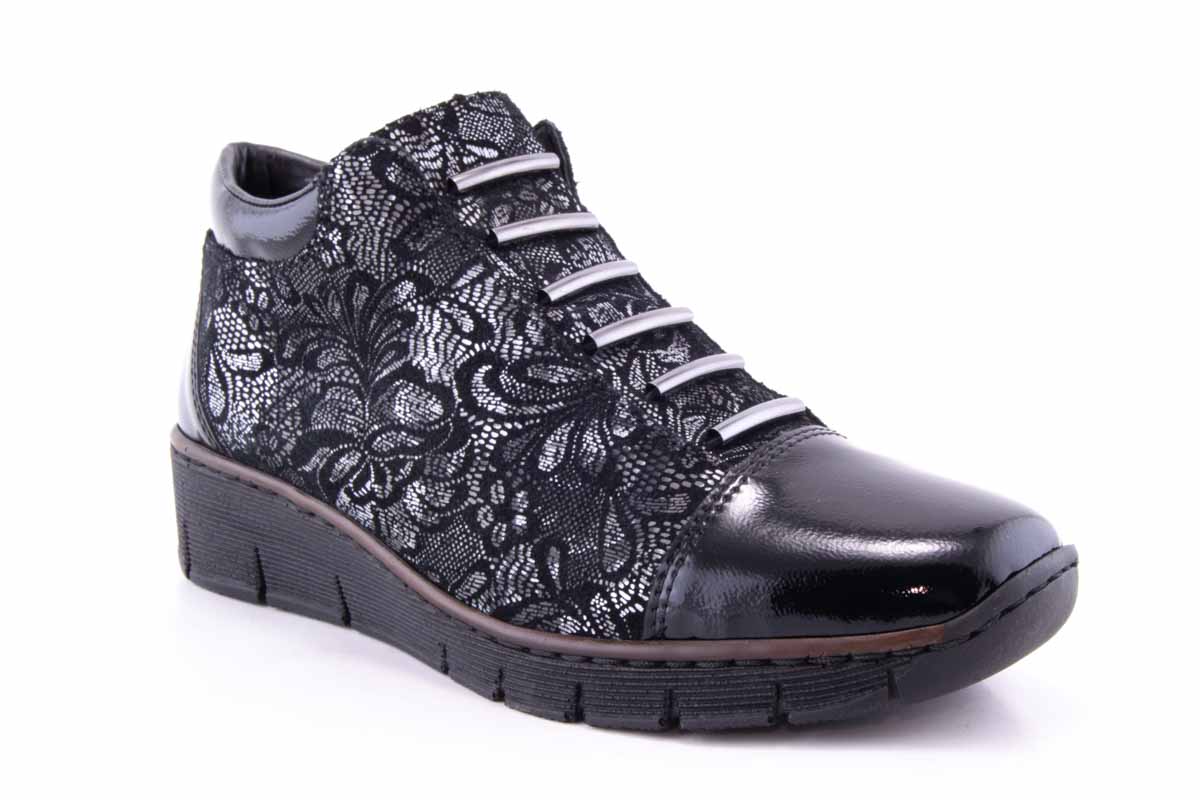 Ghete Dama Rieker Piele Naturala Riek 53778 /N - Rieker - amely.ro