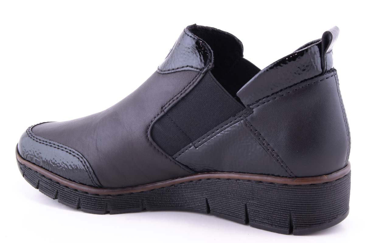 Ghete Dama Rieker Piele Naturala Riek 53786 /N - Rieker - amely.ro