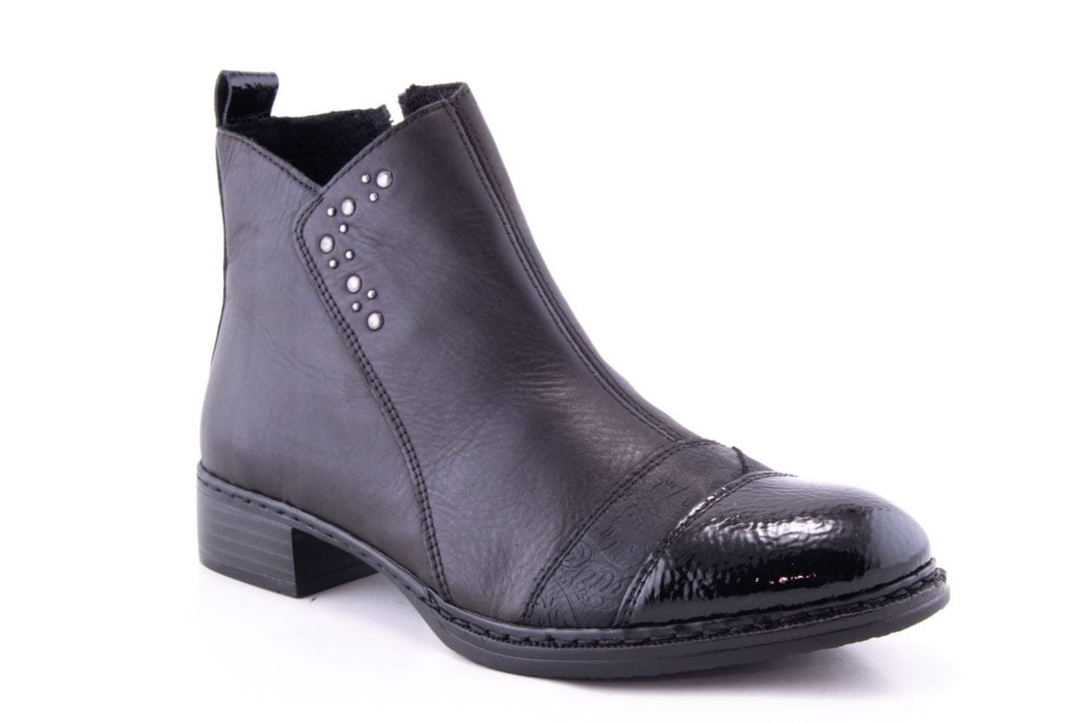 Ghete Dama Rieker Piele Naturala Riek 73477 /N - Rieker - amely.ro