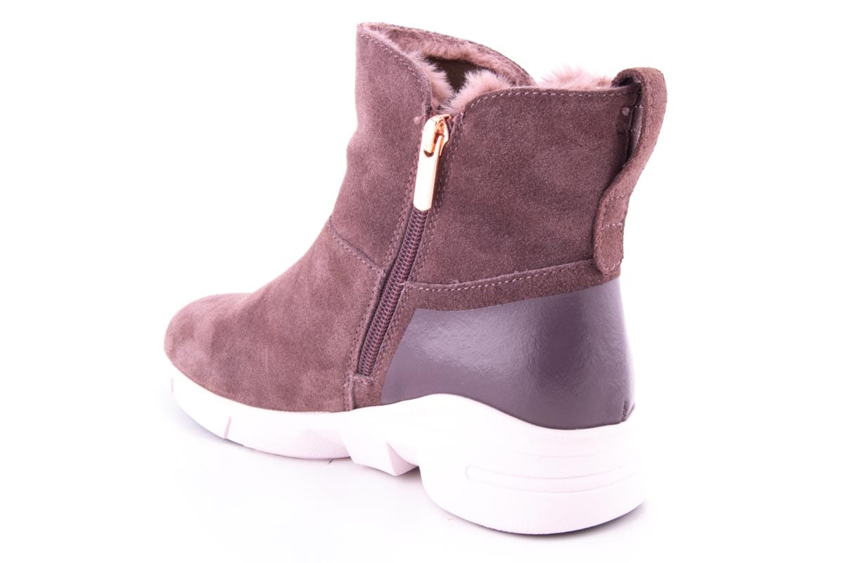 Ghete Dama Rieker Piele Naturala Riek 90364 /Mov - Rieker - amely.ro