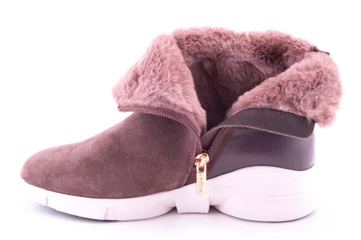 Ghete Dama Rieker Piele Naturala Riek 90364 /Mov - Rieker - amely.ro