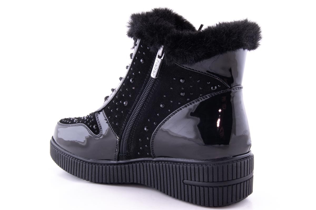 Ghete Dama Rieker Piele Naturala Riek 92212 /N - Rieker - amely.ro