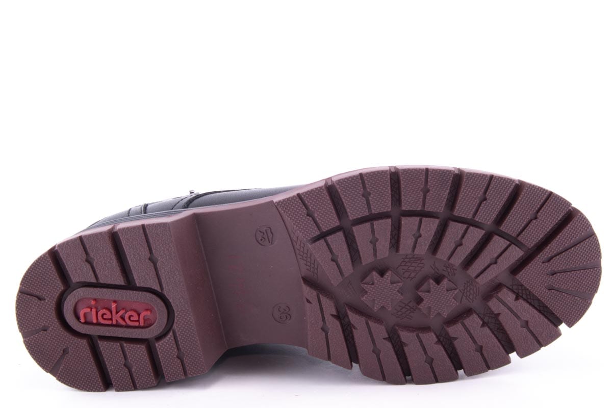 Ghete Dama Rieker Piele Naturala Riek 97421 /N - Rieker - amely.ro