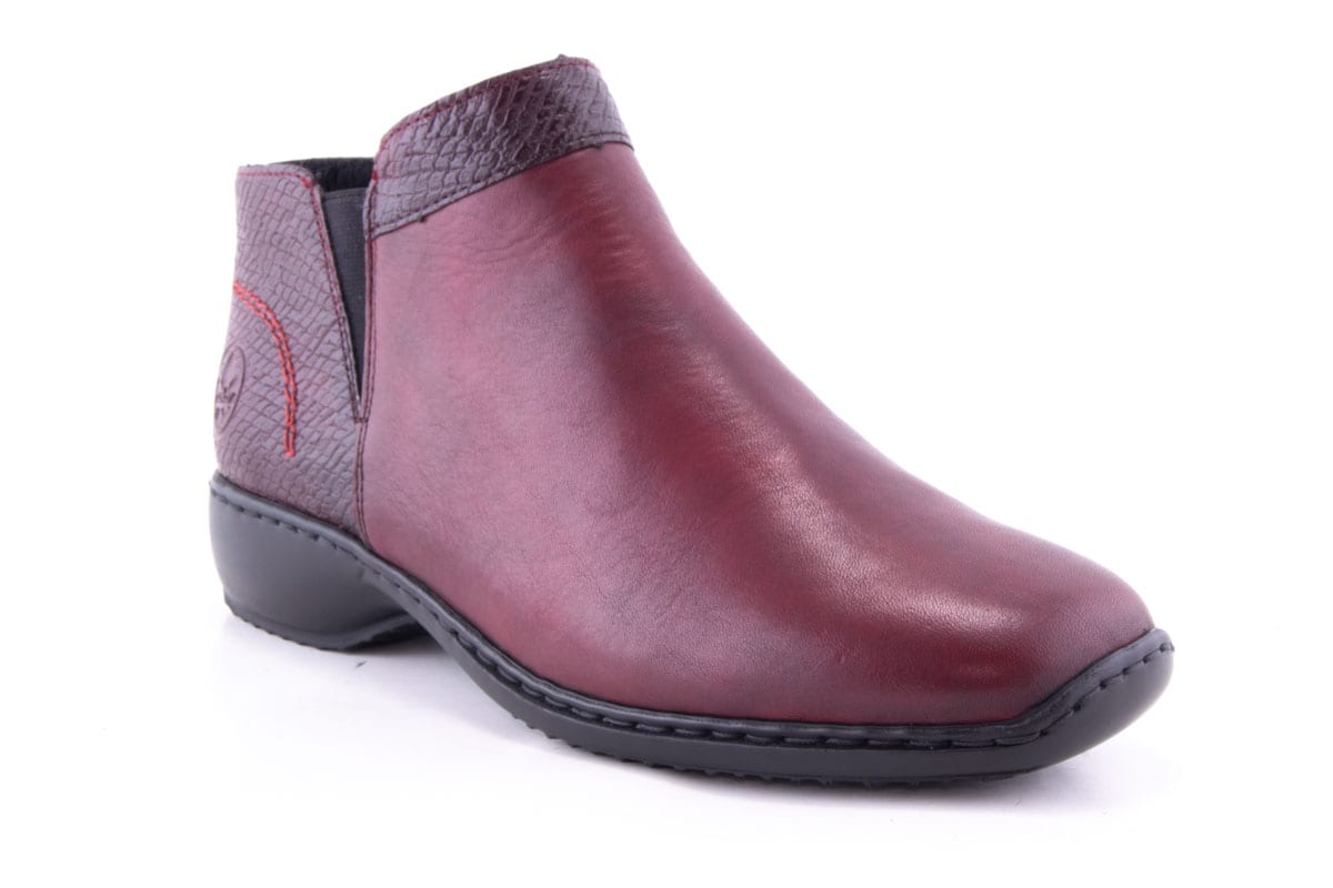 Ghete Dama Rieker Piele Naturala Riek L3881 /Vis - Rieker - amely.ro