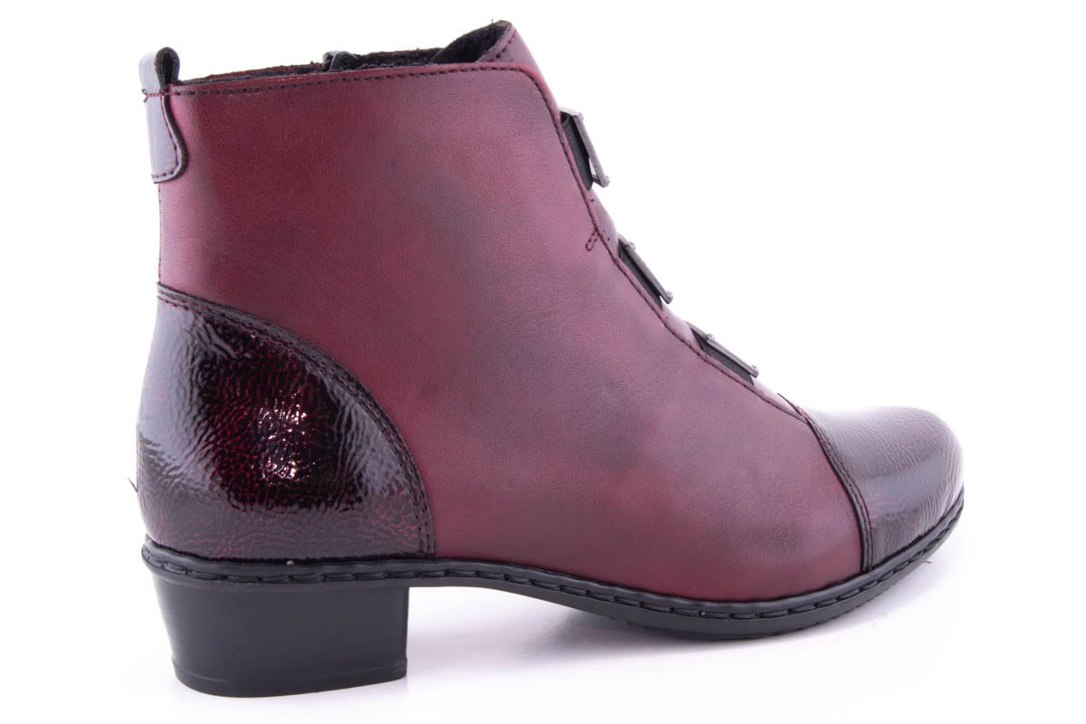 Ghete Dama Rieker Piele Naturala Riek Y07C9 /Vis - Rieker - amely.ro