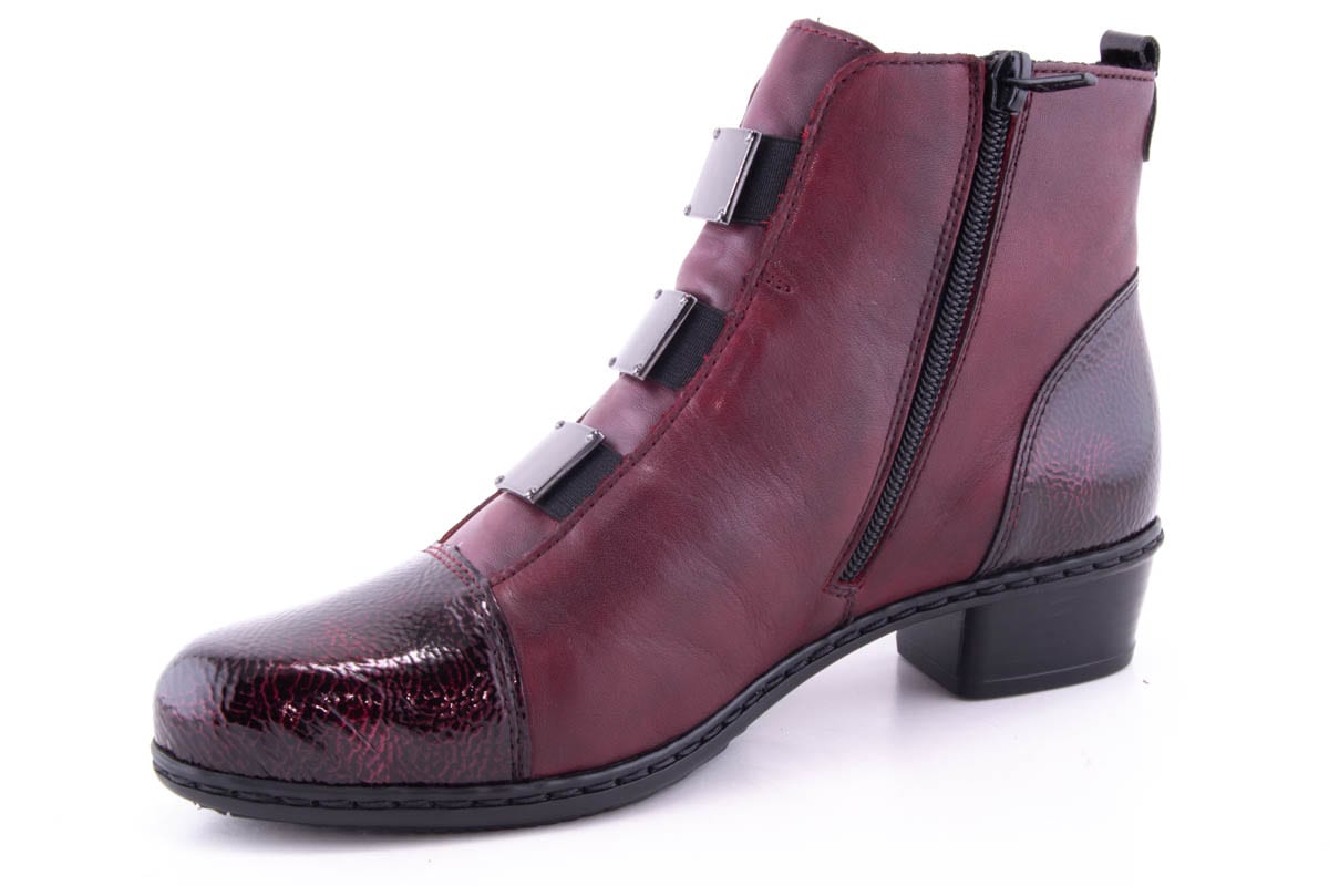 Ghete Dama Rieker Piele Naturala Riek Y07C9 /Vis - Rieker - amely.ro