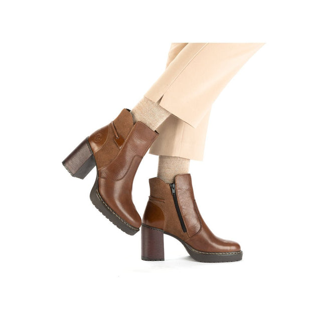 Ghete Dama Rieker Piele Naturala Riek Y4157 - Rieker - amely.ro