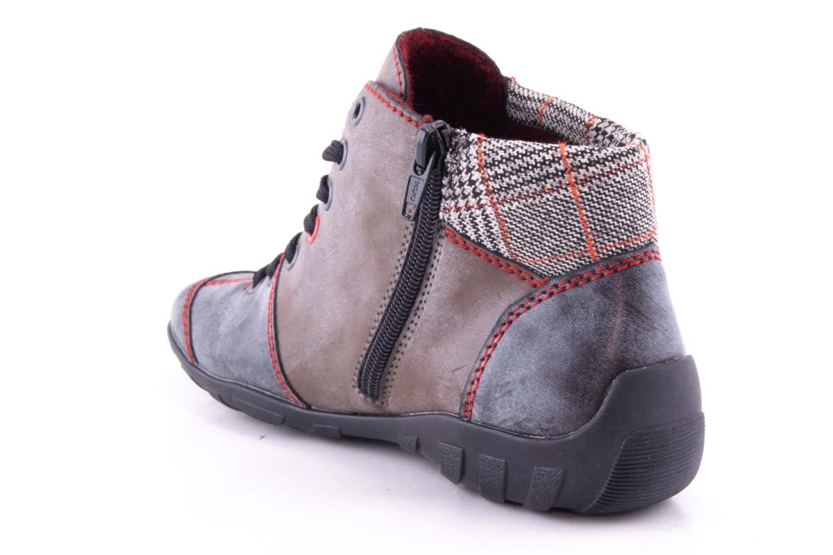 Ghete Dama Rieker Riek L6523 /Gri - Rieker - amely.ro