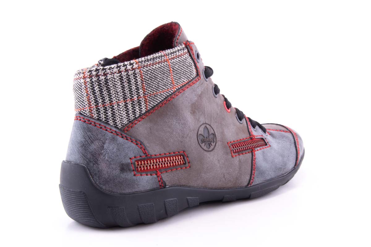 Ghete Dama Rieker Riek L6523 /Gri - Rieker - amely.ro